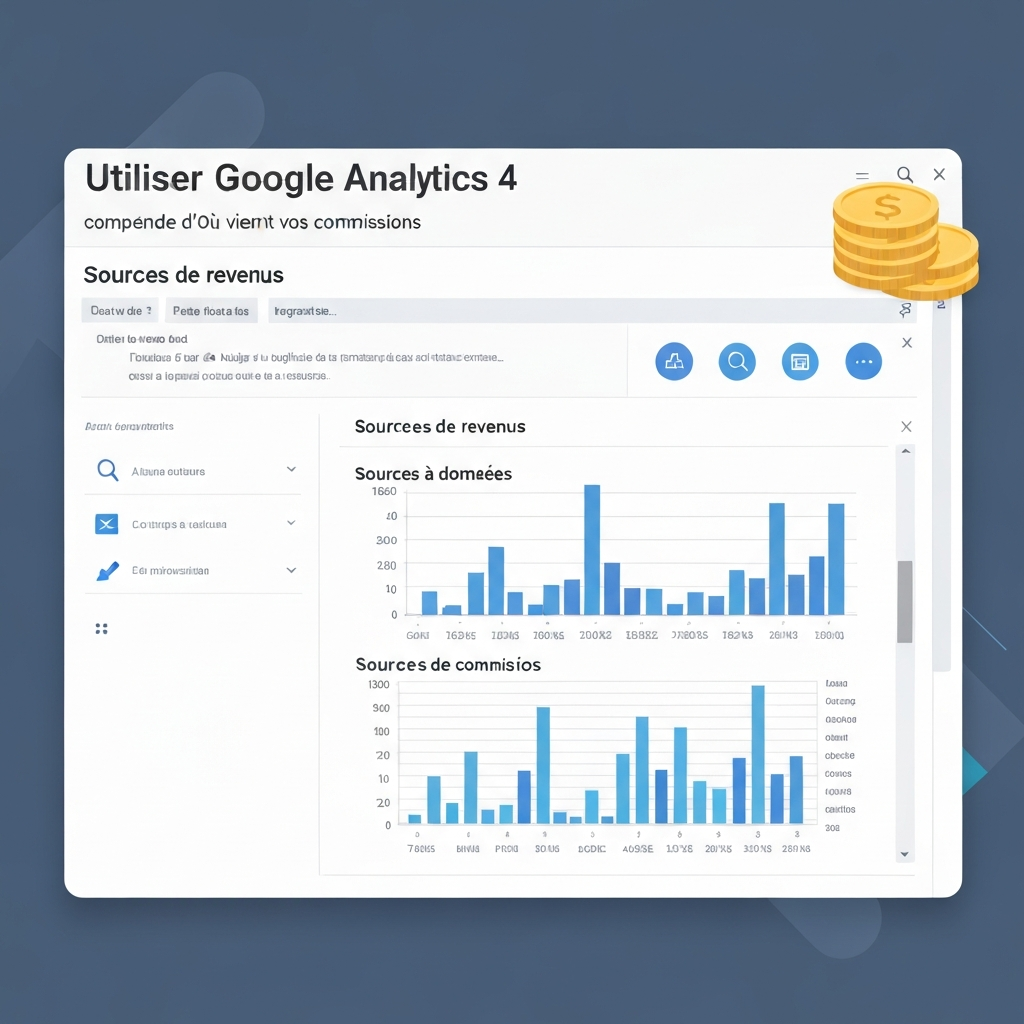 Utiliser Google Analytics 4 pour comprendre d&rsquo;où viennent vos commissions.