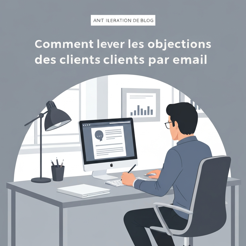 Comment lever les objections des clients par email.