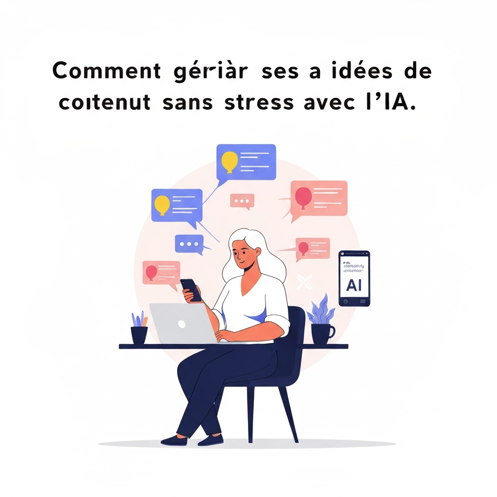 Comment gérer ses idées de contenu sans stress avec l&rsquo;IA.