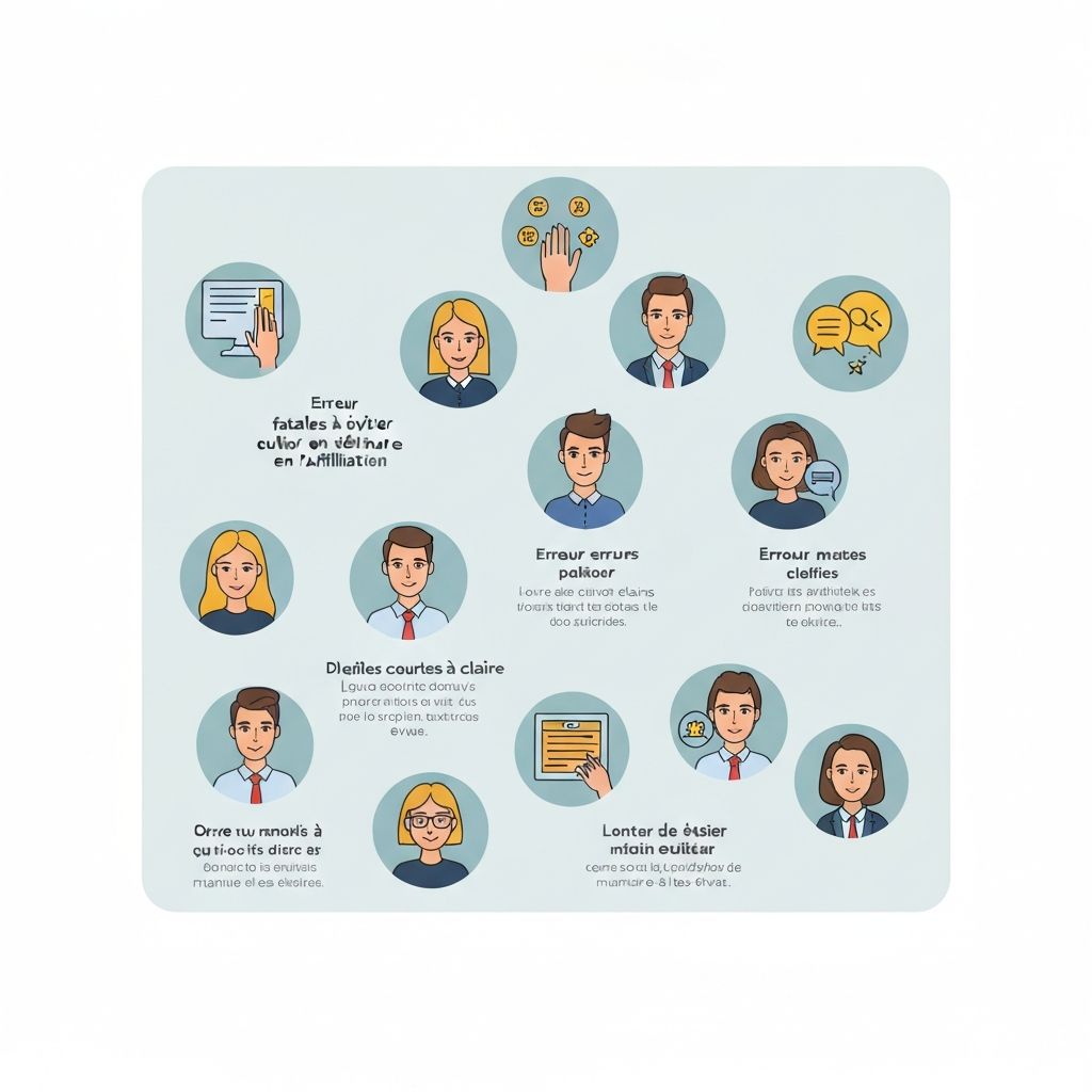 Les erreurs fatales à éviter quand on débute en affiliation.