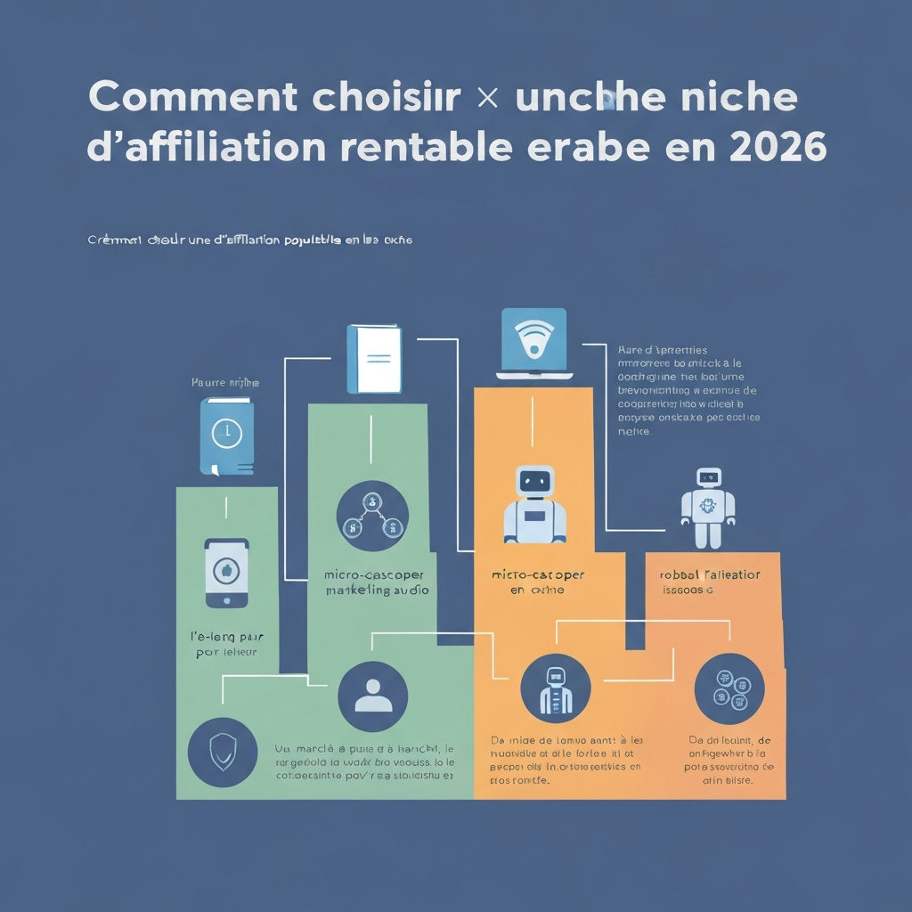 Comment choisir une niche d&rsquo;affiliation rentable en 2026.