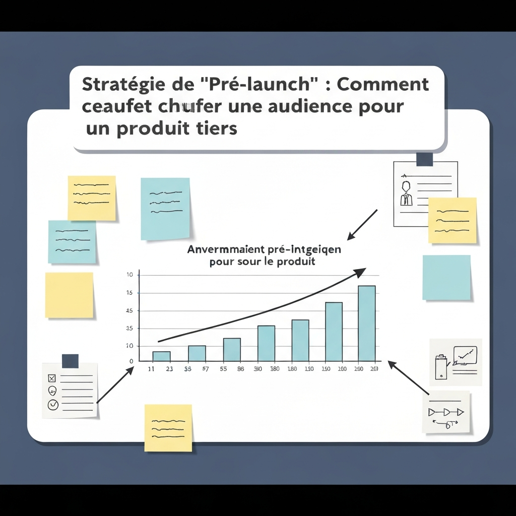 Stratégie de « Pre-launch » : Comment chauffer une audience pour un produit tiers.