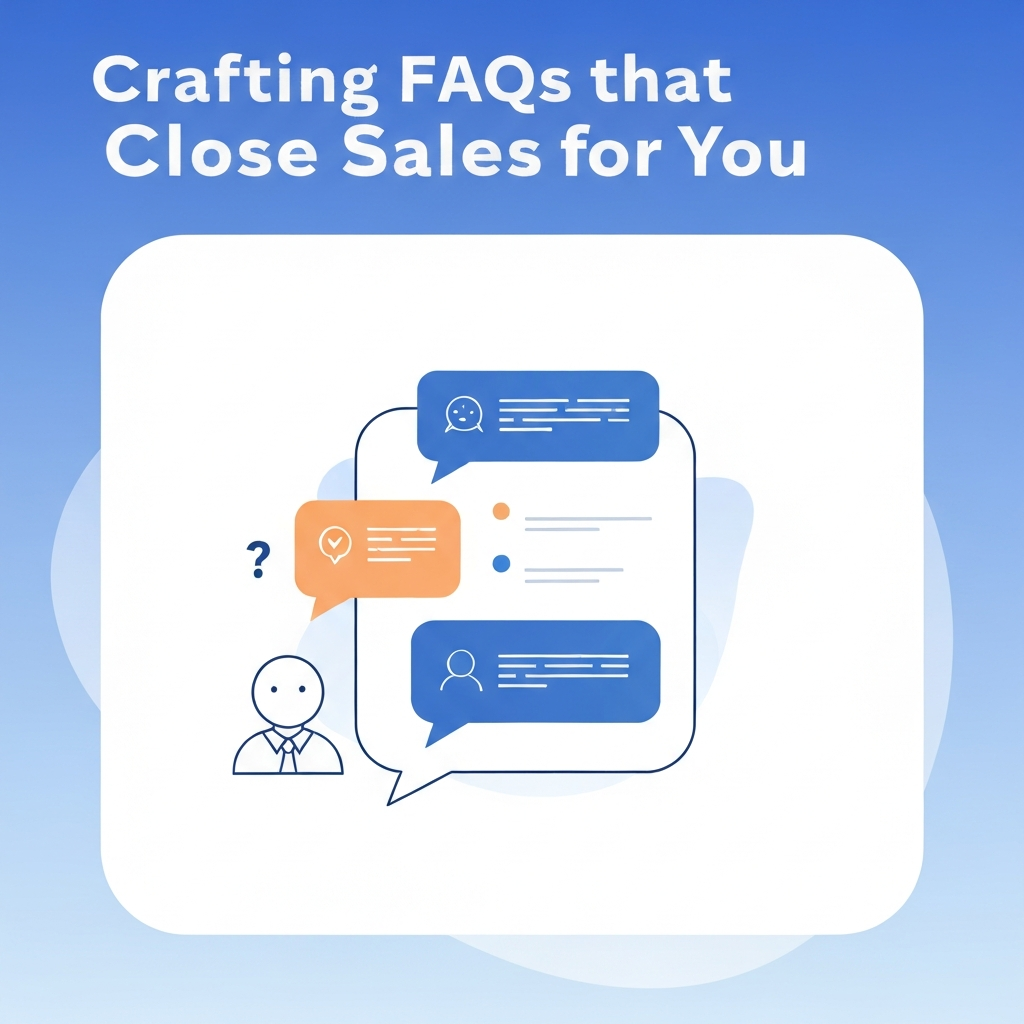 Comment créer une FAQ qui termine la vente à votre place.