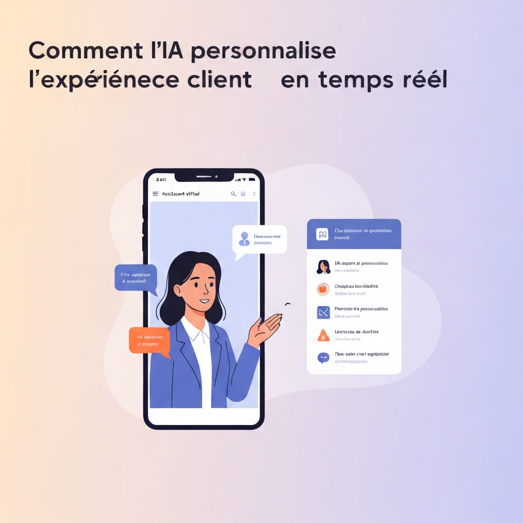Comment l&rsquo;IA personnalise l&rsquo;expérience client en temps réel.