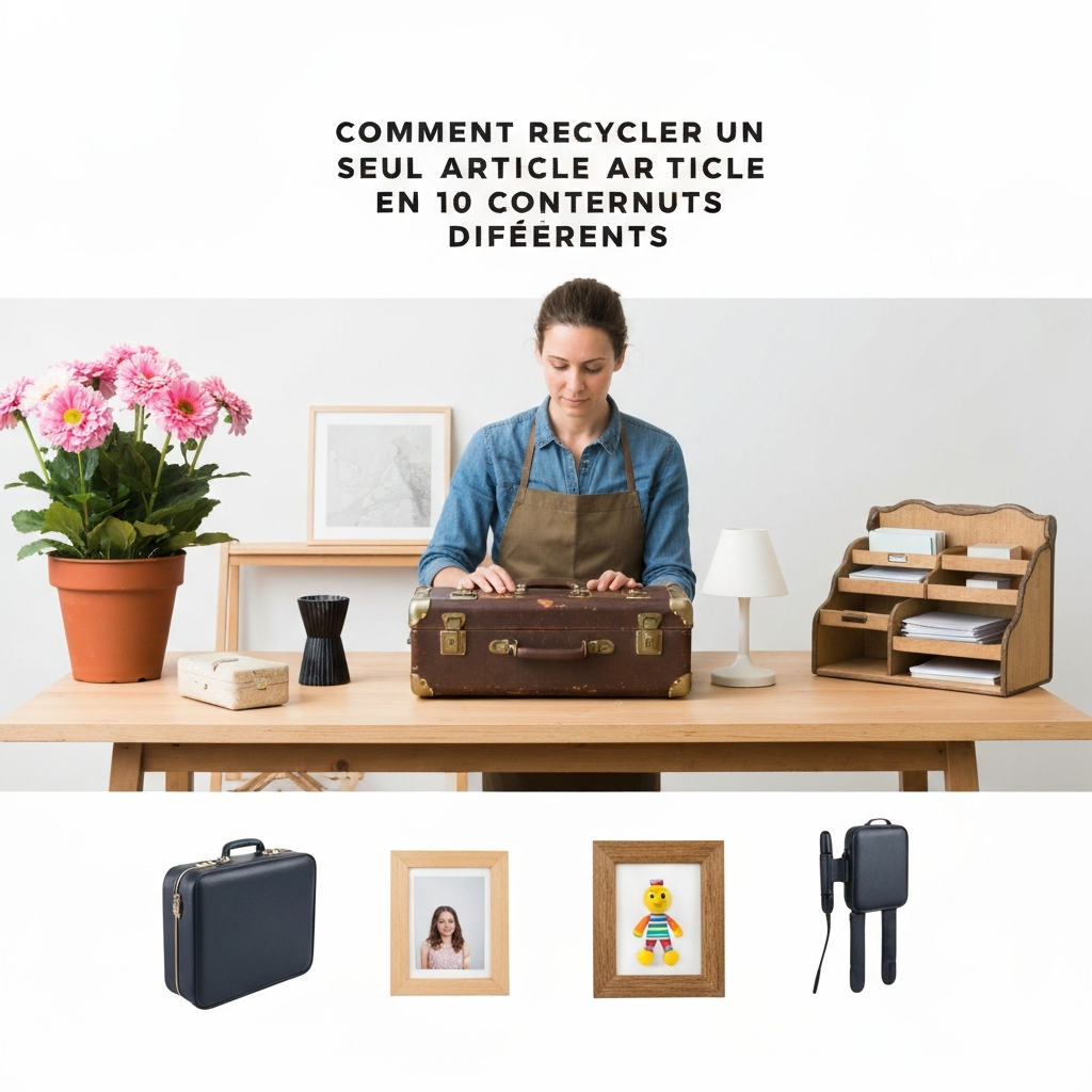 Comment recycler un seul article en 10 contenus différents.