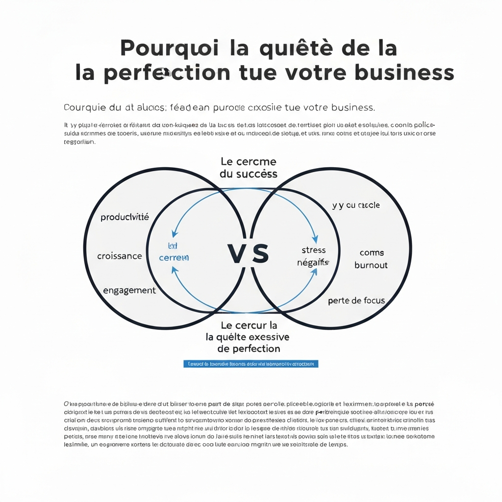 Pourquoi la quête de la perfection tue votre business.