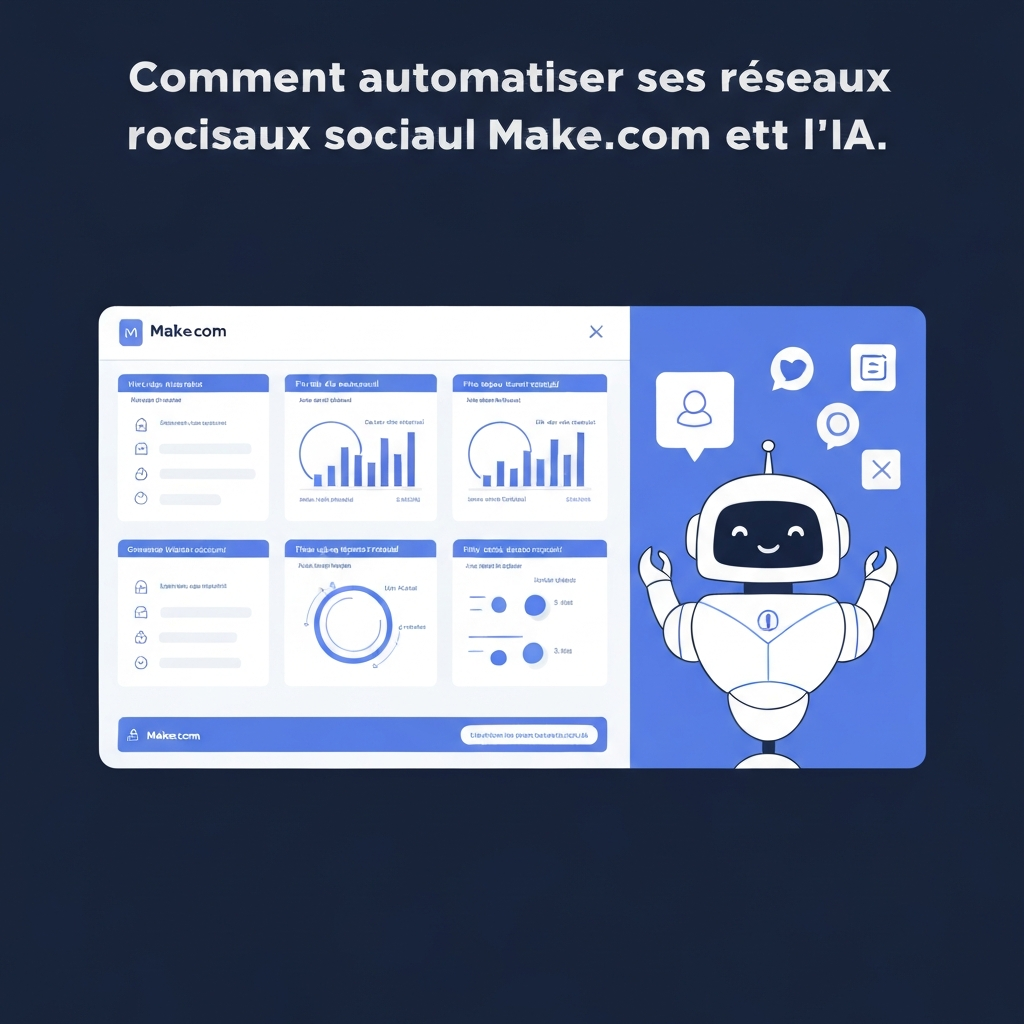Comment automatiser ses réseaux sociaux avec Make.com et l’IA.