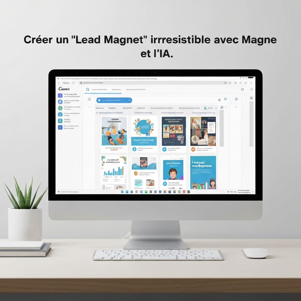 Créer un « Lead Magnet » irrésistible avec Canva et l’IA.