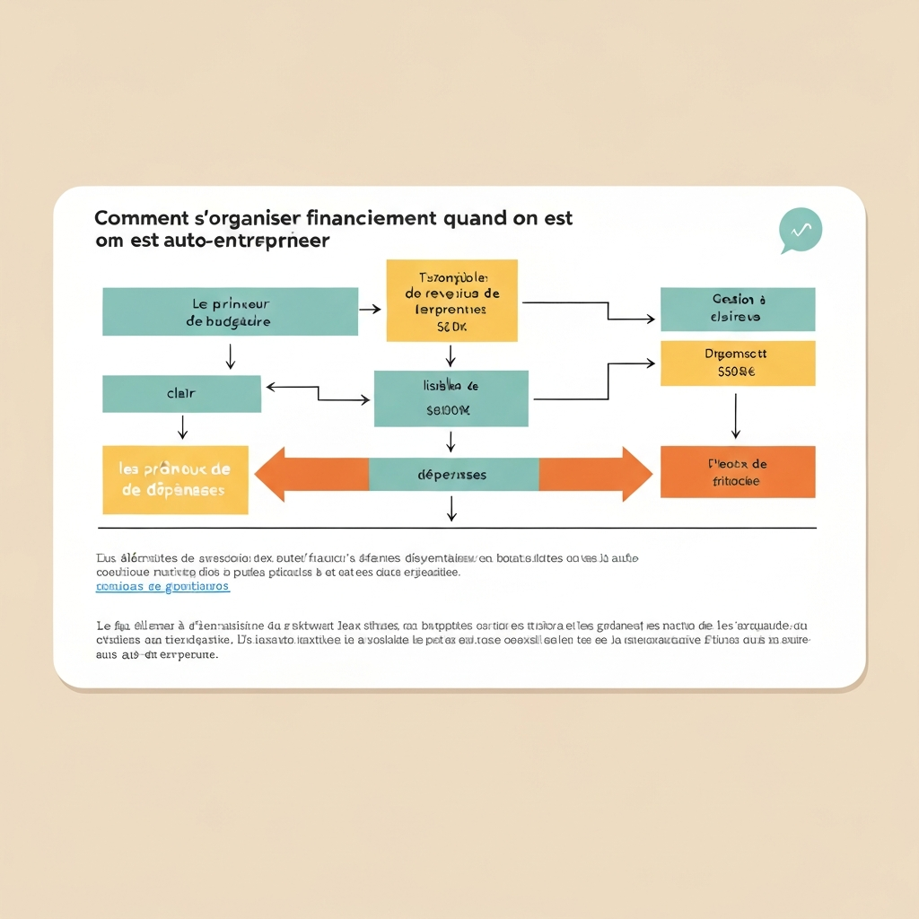Comment s’organiser financièrement quand on est auto-entrepreneur.
