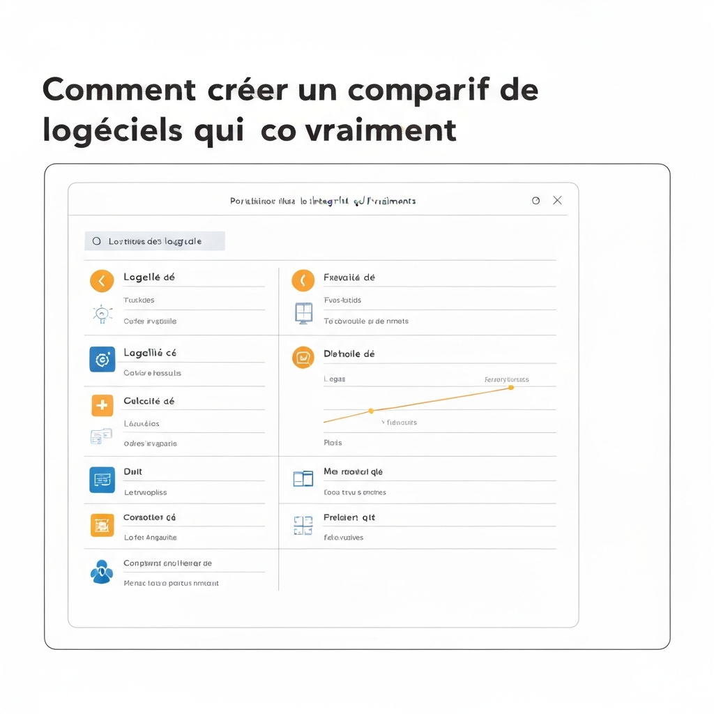 Comment créer un comparatif de logiciels qui convertit vraiment.