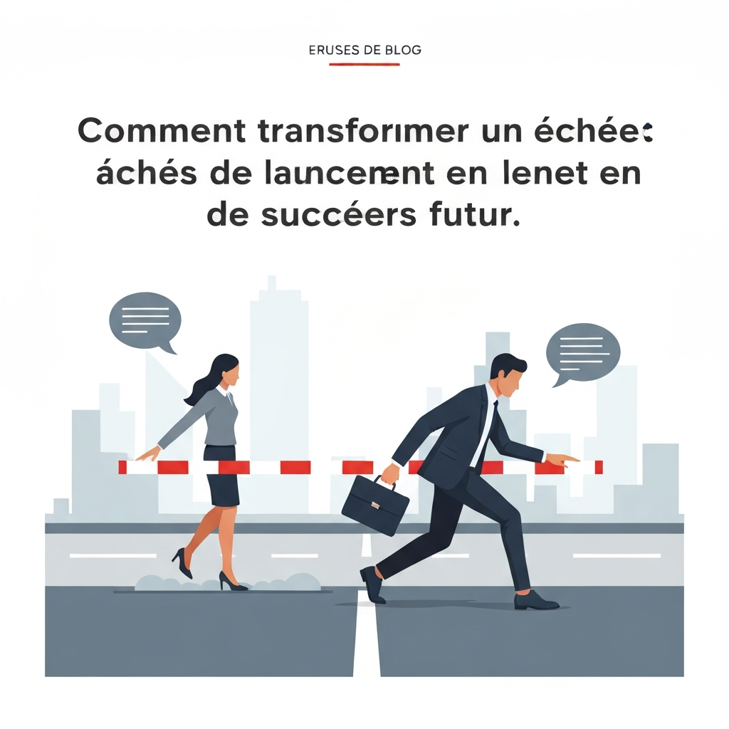 Comment transformer un échec de lancement en succès futur.