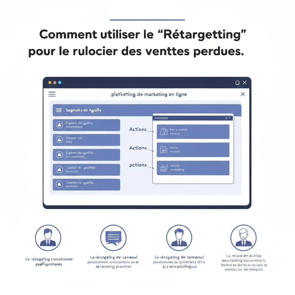 Comment utiliser le « Retargeting » pour récupérer des ventes perdues.