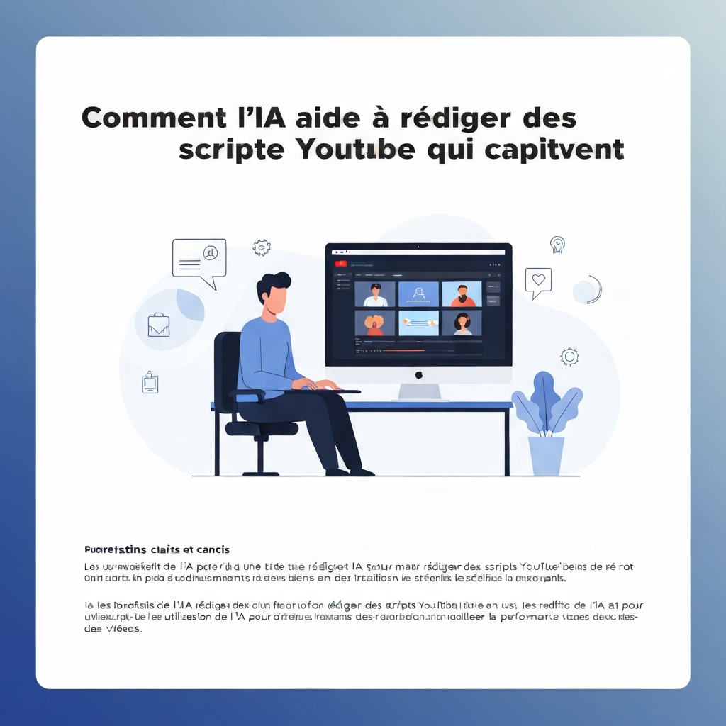 Comment l’IA aide à rédiger des scripts YouTube qui captivent.