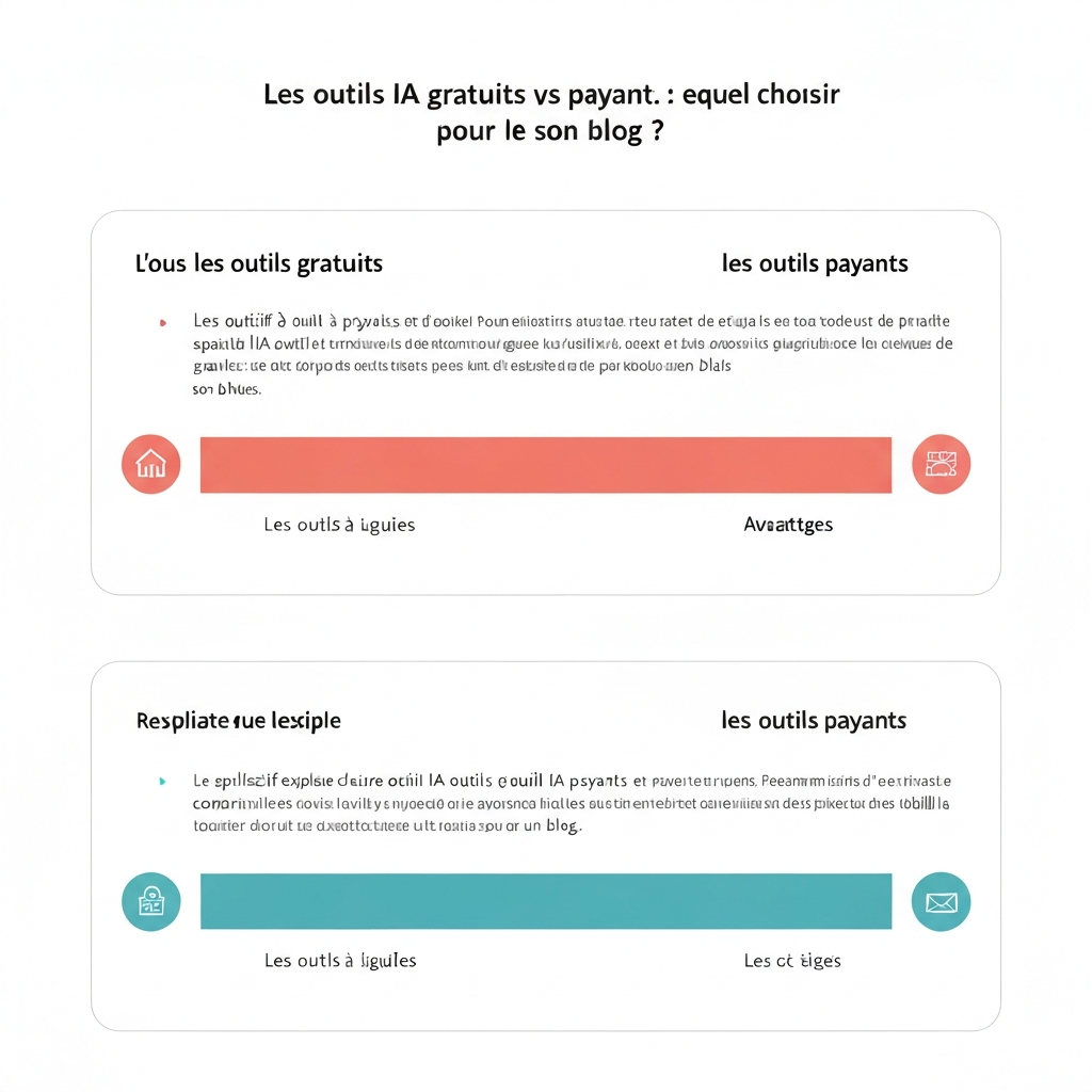 Les outils IA gratuits vs payants : Lequel choisir pour son blog ?