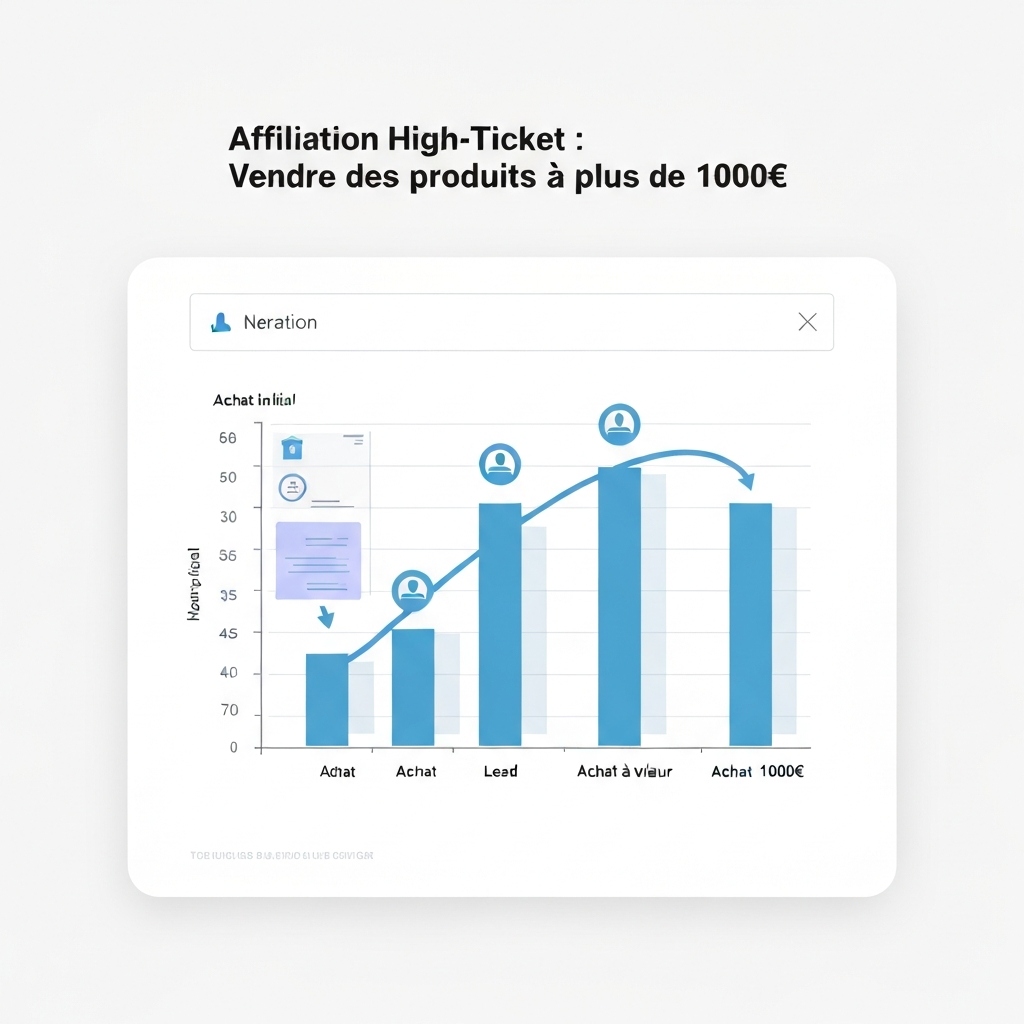 Affiliation High-Ticket : Vendre des produits à plus de 1000€.