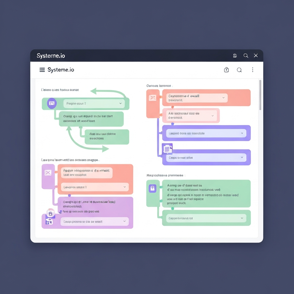 Maîtriser les règles d’automatisation avancées sur Systeme.io.
