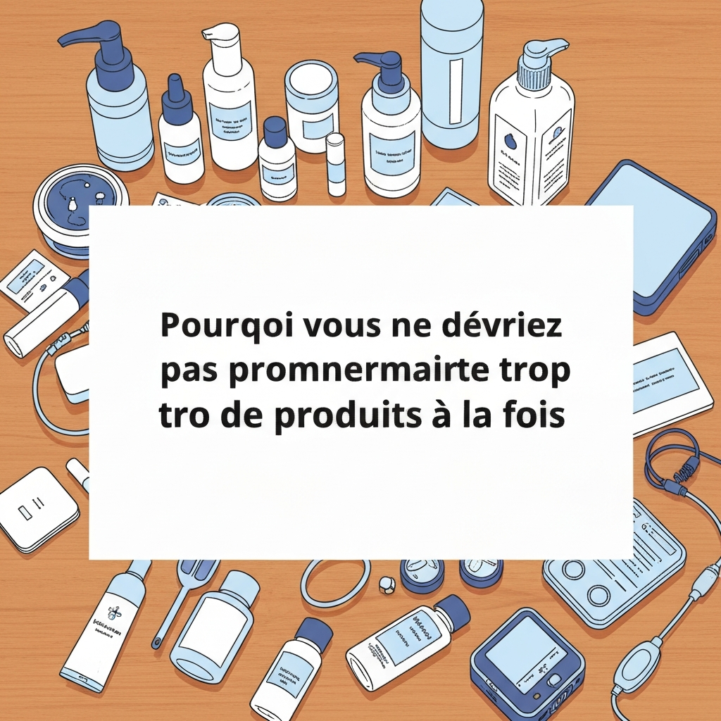 Pourquoi vous ne devriez pas promouvoir trop de produits à la fois.