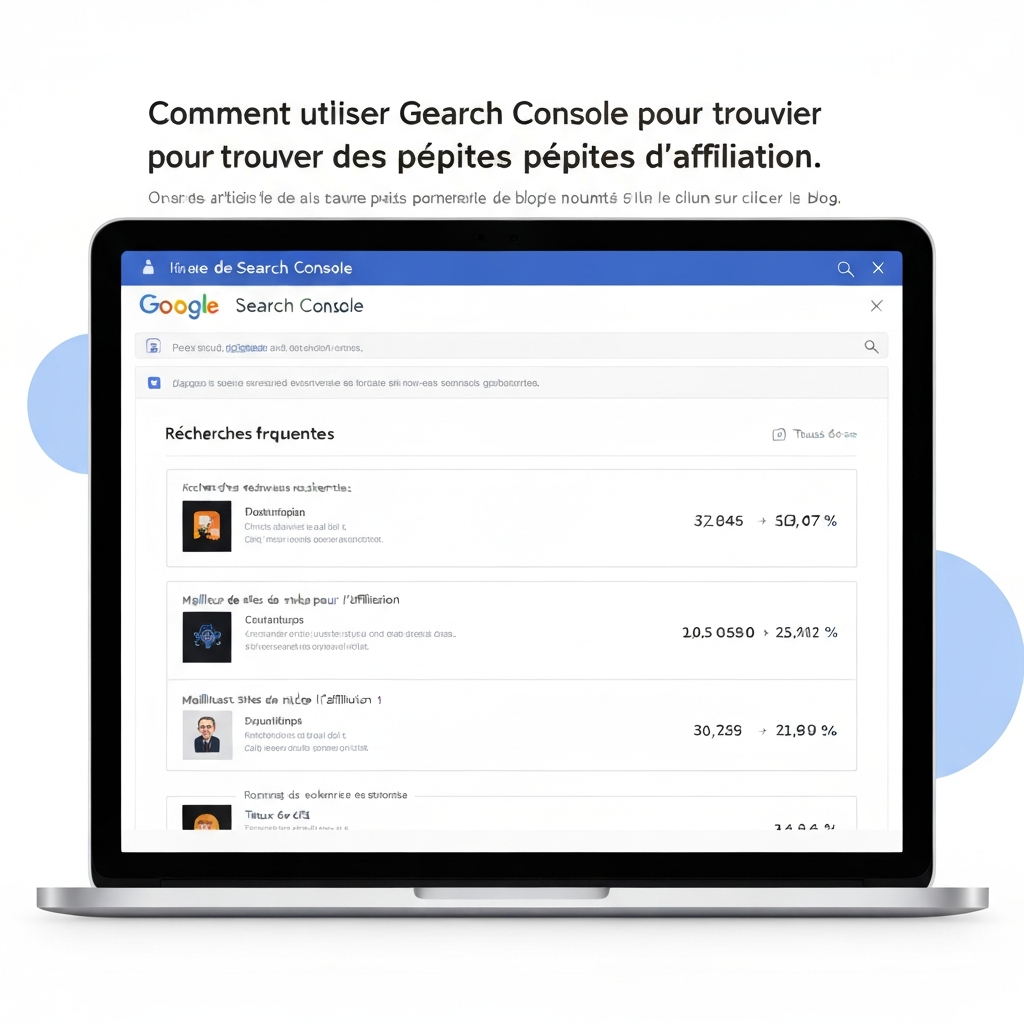Comment utiliser Google Search Console pour trouver des pépites d&rsquo;affiliation.