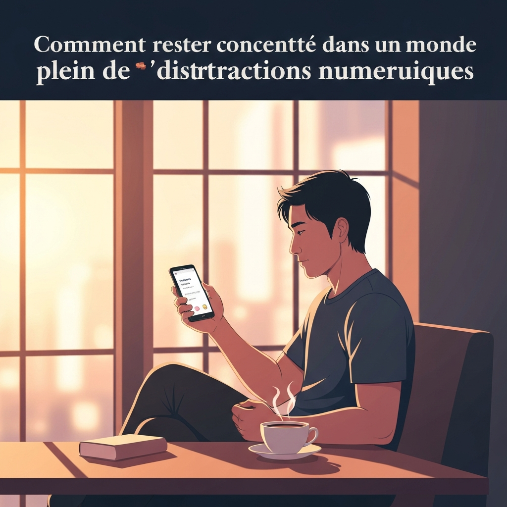 Comment rester concentré dans un monde plein de distractions numériques.