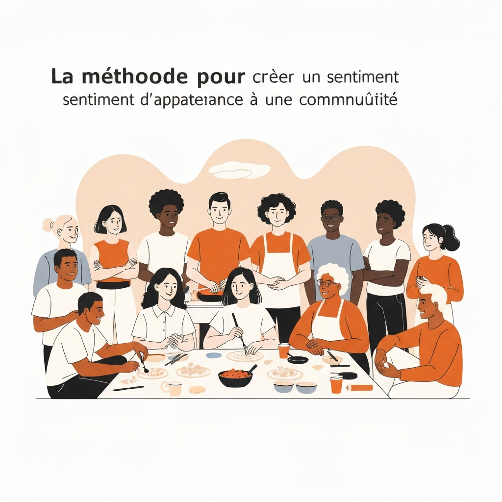 La méthode pour créer un sentiment d’appartenance à une communauté.