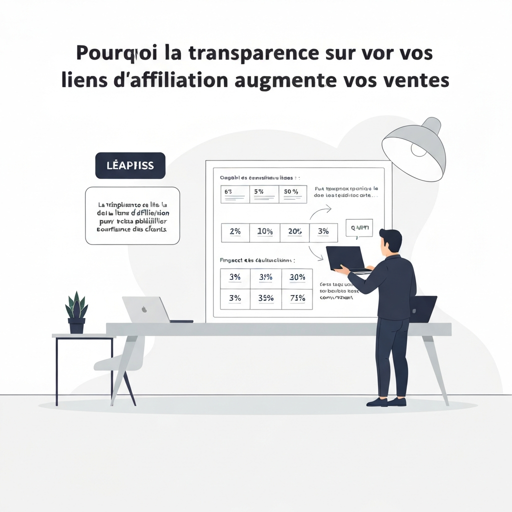 Pourquoi la transparence sur vos liens d’affiliation augmente vos ventes.