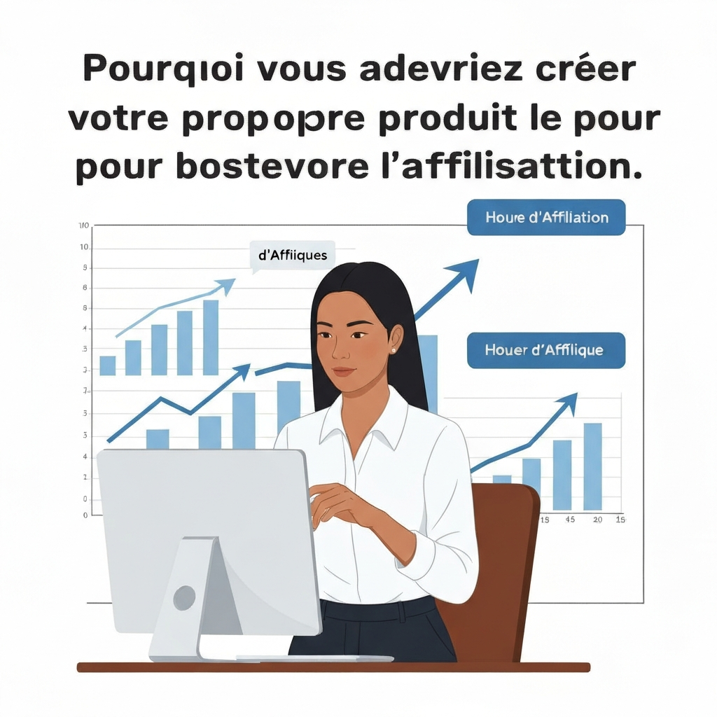 Pourquoi vous devriez créer votre propre produit pour booster votre affiliation.