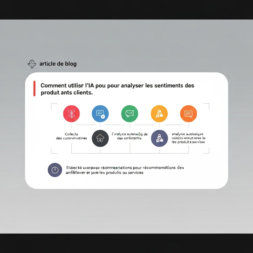 Comment utiliser l’IA pour analyser les sentiments des commentaires clients.