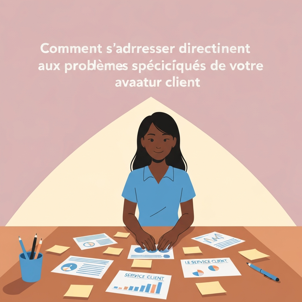 Comment s’adresser directement aux problèmes spécifiques de votre avatar client.