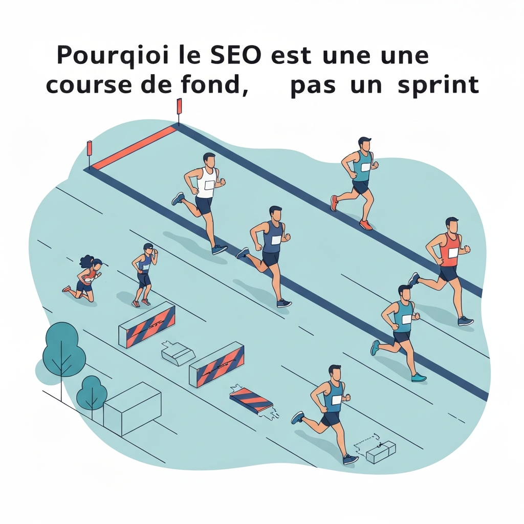 Pourquoi le SEO est une course de fond, pas un sprint.