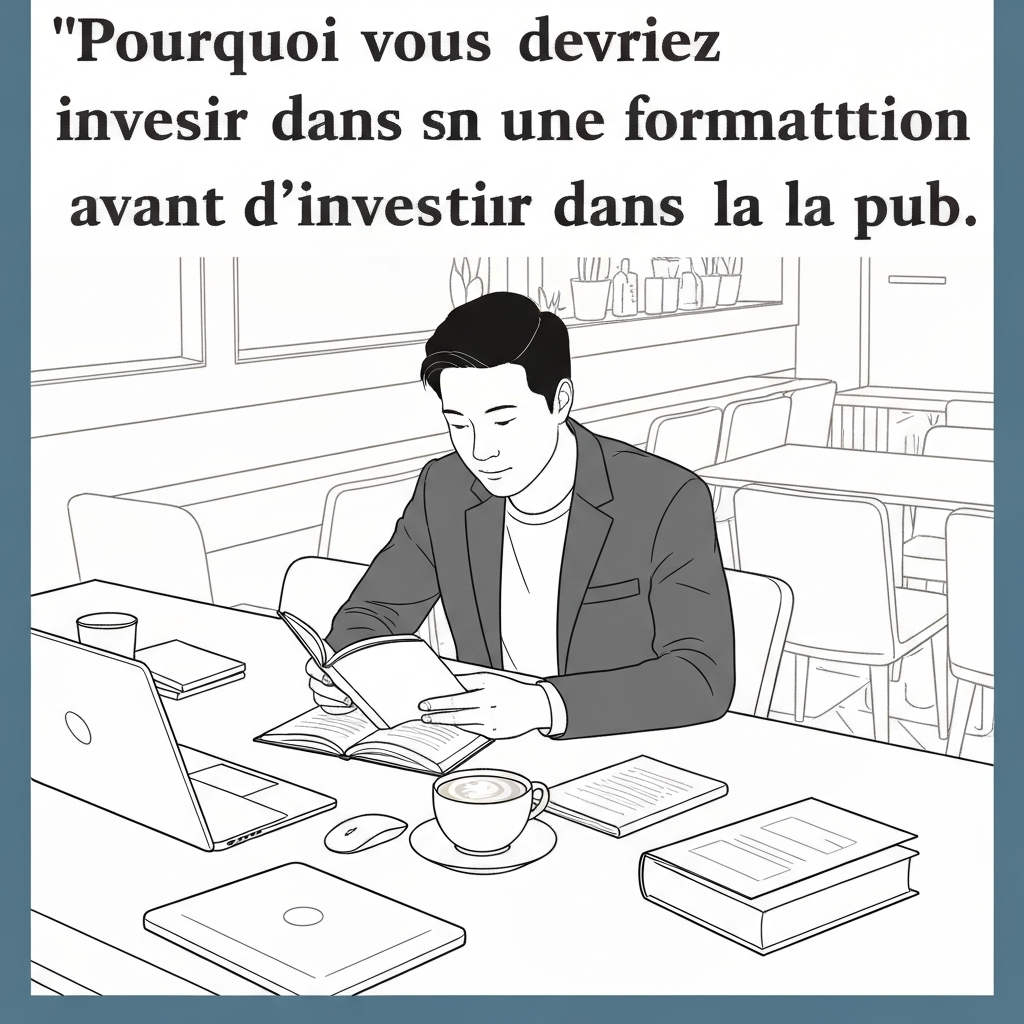 Pourquoi vous devriez investir dans une formation avant d’investir dans la pub.