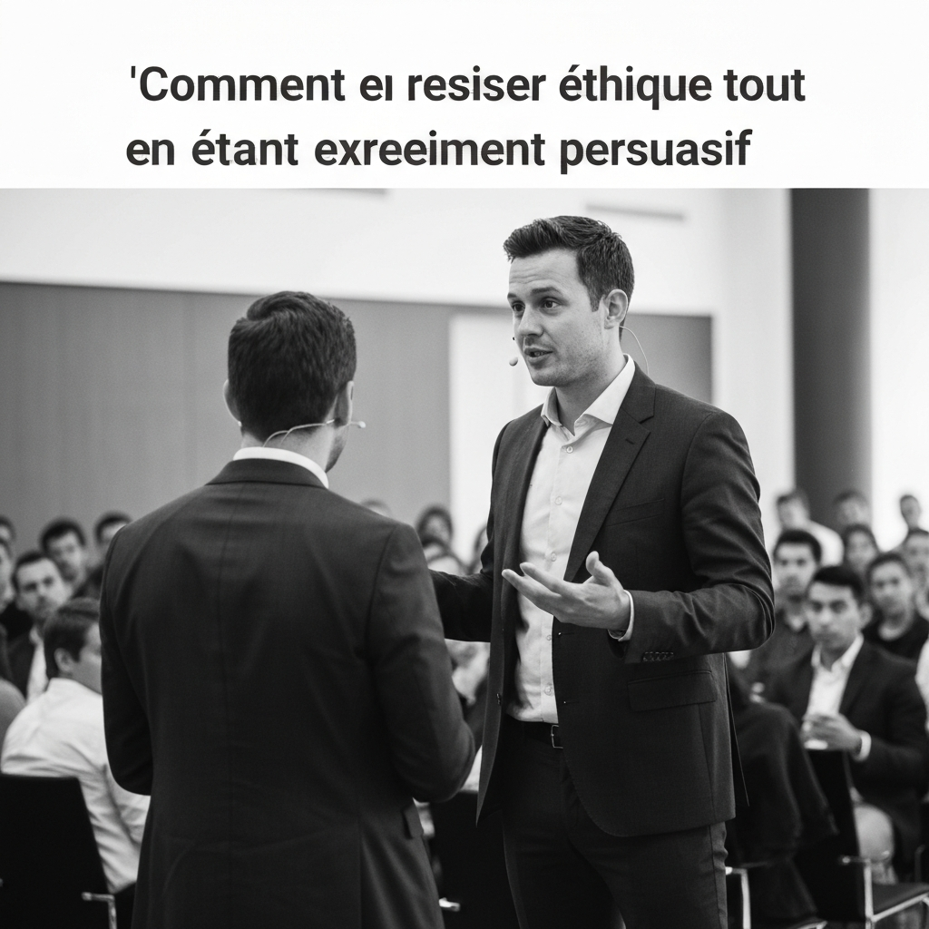 Comment rester éthique tout en étant extrêmement persuasif.