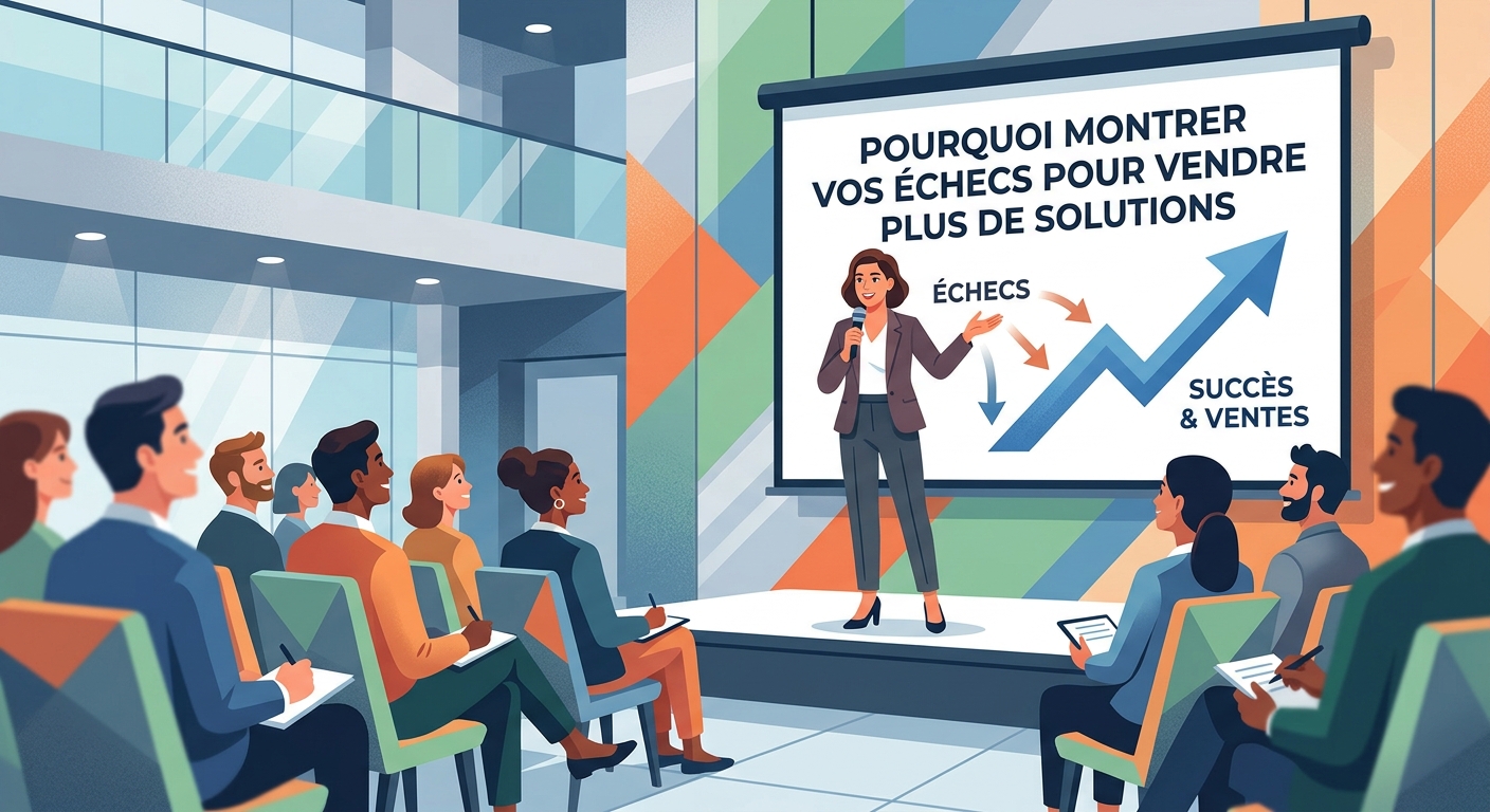 Pourquoi vous devriez montrer vos échecs pour vendre plus de solutions.