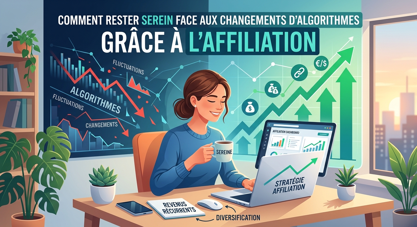 Comment rester serein face aux changements d’algorithmes grâce à l’affiliation.