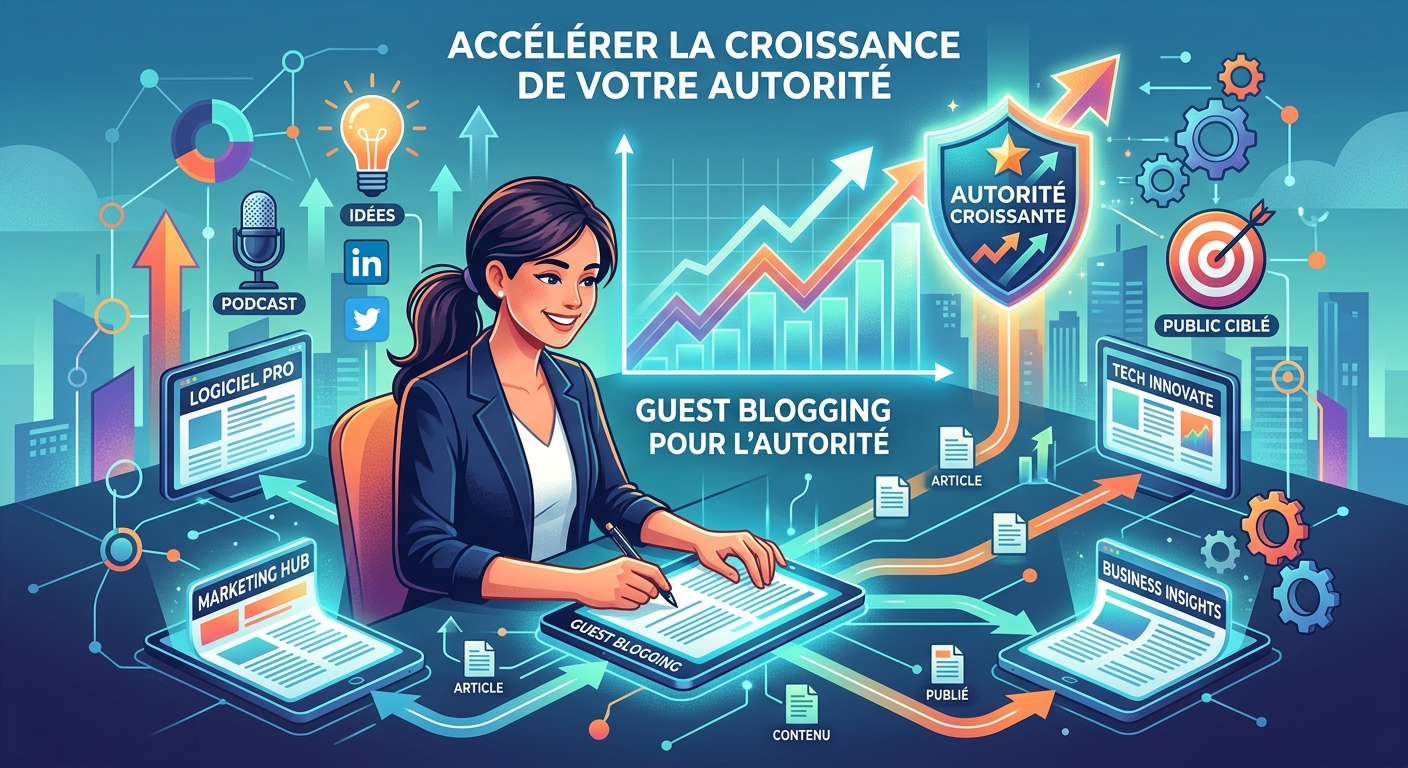 La stratégie du « Guest Blogging » pour accélérer la croissance de son autorité.