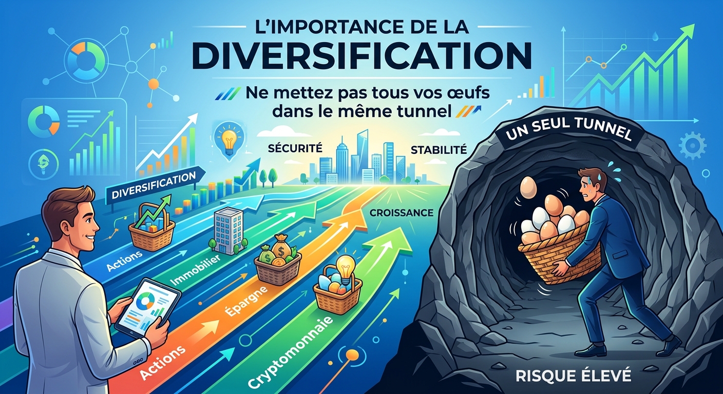L’importance de la diversification : Ne mettez pas tous vos œufs dans le même tunnel.