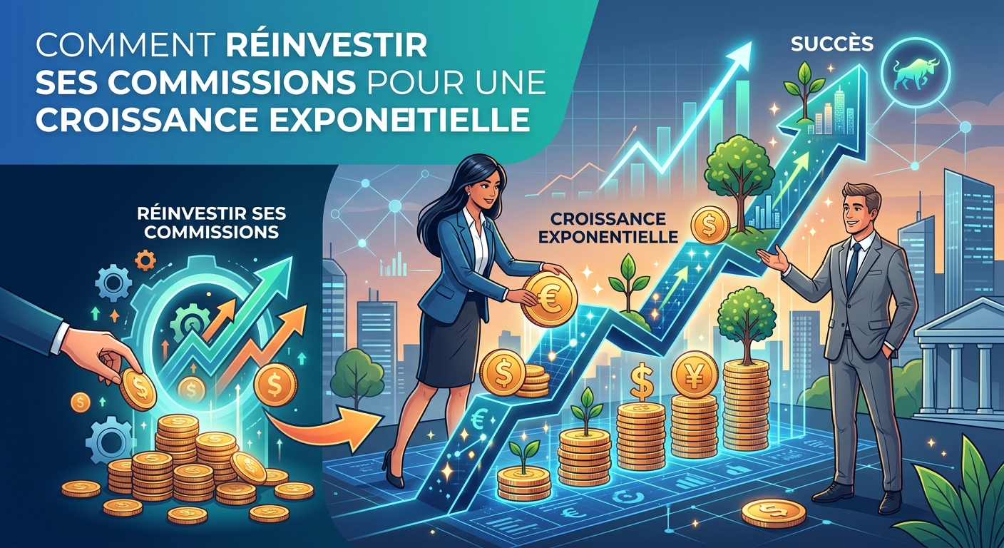 Comment réinvestir ses commissions pour une croissance exponentielle.