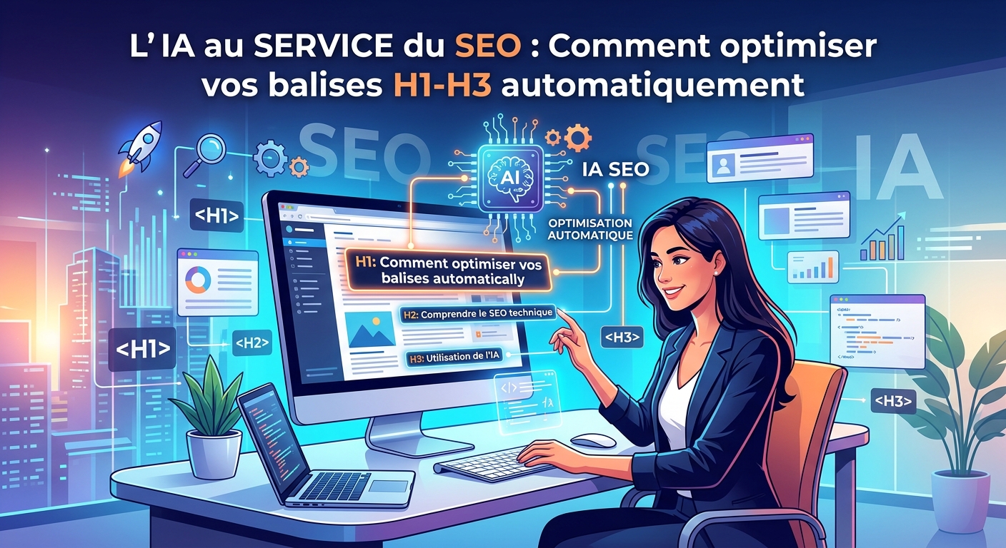 L’IA au service du SEO : Comment optimiser vos balises H1-H3 automatiquement.